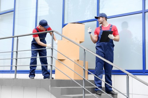 Customer completing a storage booking form