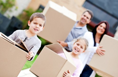 Local commercial relocation team handling office furniture in Littleilford