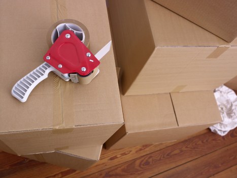 Packing and labeling items for student storage Littleilford